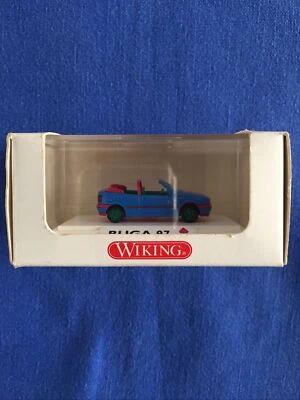 Wiking 1/87 VW Golf Cabrio BUGA 97 Modello Speciale 1997 vintage molto raro - Immagine 1 di 4