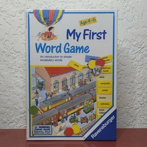 New Ravensburger My First Word Game Ages 4-6 1-4 Players Made in Germany NIB - Picture 1 of 3