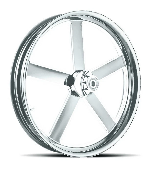 DNA "VICTORY" CHROME BILLET WHEEL 21" X 2.15" FRONT WHEEL HARLEY SOFTAIL DYNA - Image 1 of 1