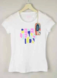 Pepe Jeans Lima T-Shirt M short Sleeved Crew Neck Sequin Logo - Picture 1 of 8