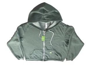 Chaqueta Humants Hombres 2XL Cremallera Completa con Capucha Cordón Triblend De Colección Verde Vellón - Imagen 1 de 13