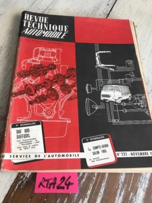 DAF 600 Daffodil Variomatic Revisione Tecnica Automobile RTA 1965 - Immagine 1 di 4