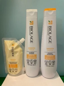 Biolage Smooth Proof Shampoo, Conditioner & Treatment New & Authentic - Picture 1 of 1