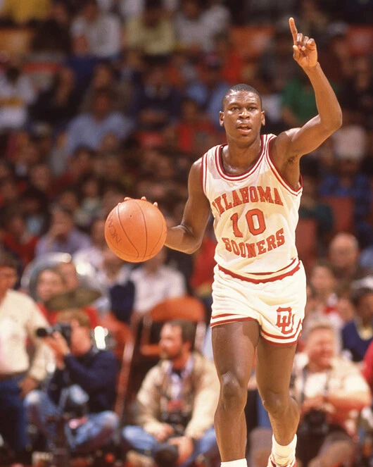 Póster impreso foto baloncesto Oklahoma Sooners 1988 Mookie Blaylock brillante 8x10 Foto 1 de 1