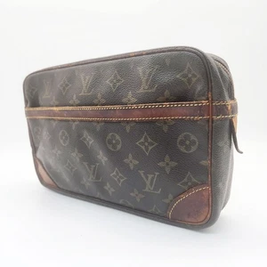 Auténtico bolso de mano Louis Vuitton con monograma Compiegne 28 M51845 - Imagen 1 de 15