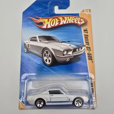 Hot Wheels 2010 New Models White Shelby GT-500 #1 A14 - Image 1 of 2