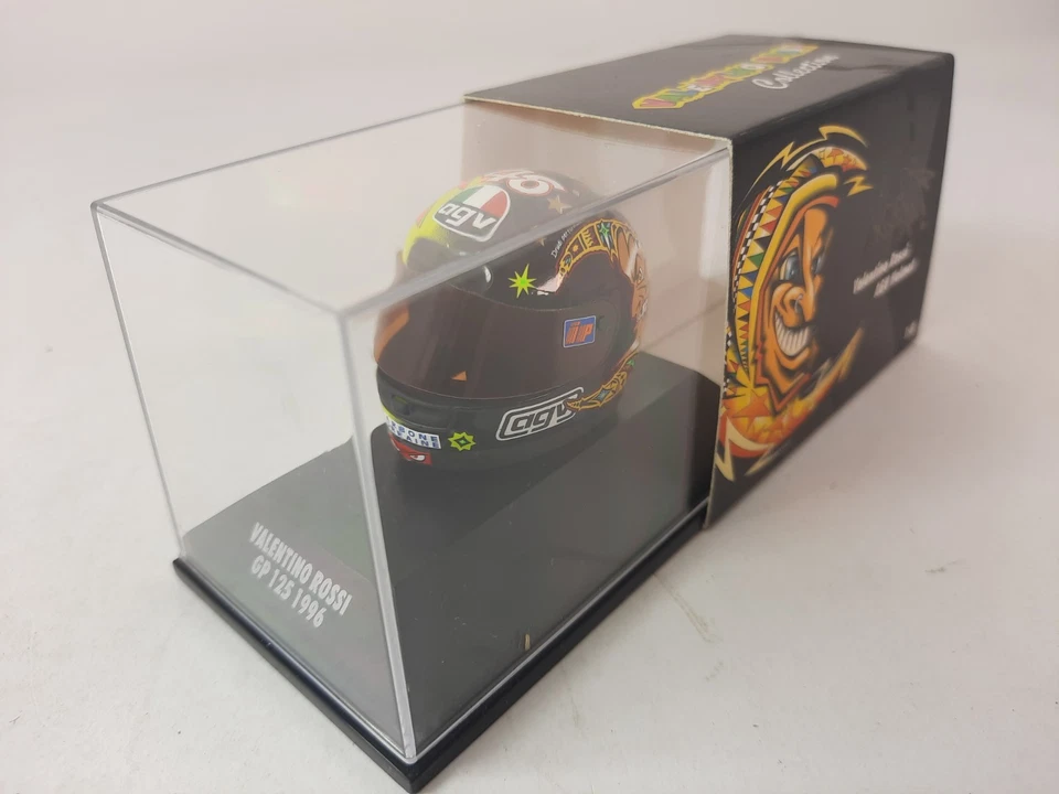 Minichamps Valentino Rossi AGV Helmet 125 Aprilia 1996 1/8 397960046 - Immagine 1 di 3