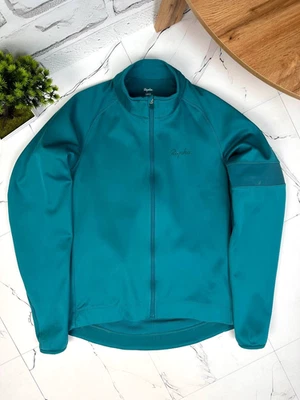 Jaqueta de inverno Rapha masculina core com zíper cor azul-petróleo tamanho G - Imagem 1 de 4