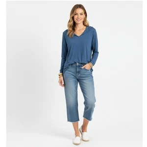 Free Fly Bamboo Lightweight Hoodie XL Men's Blue Long Sleeve Pullover Soft - Picture 1 of 9