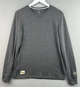 Tracksmith Langarmshirt Harrier Medium grau Merinowolle Laufpullover - Bild 1 von 10