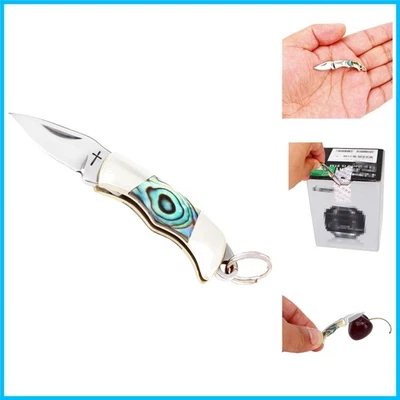 Tiny Folder Mini Multi-Tool Knife - Lightweight Pocket Gadget in Cross Green - Image 1 of 4