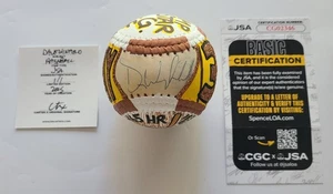 HOF Dave Winfield Signed Carter X 1/1 Hand Painted Baseball JSA COA Padres - Picture 1 of 11