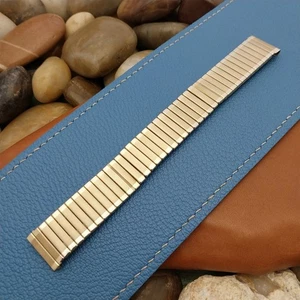 17,2mm 11/16 10k Gold-Filled Expansion NOS 1950s JB Champion Vintage Watch Band - Bild 1 von 6