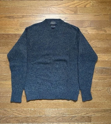 Vintage Pendleton Sweater Mens XL 100% Shetland Wool Knit Crew Laine Lavable - Image 1 of 4