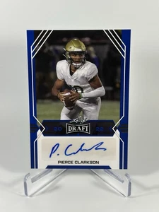 2022 Leaf Draft Auto Blue Pierce Clarkson #BA-PC1 RC Rookie Auto - Picture 1 of 2