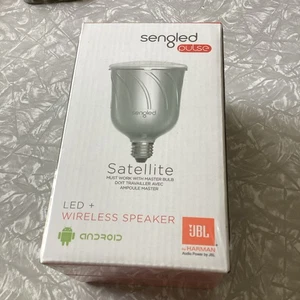 Sengled Pulse Dimmable White Smart BR30 Light Bulb Bluetooth Satellite Speaker - Picture 1 of 3