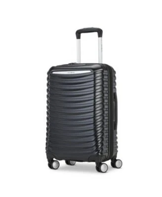 $480 New SAMSONITE Spin Tech 6 Carry-On Spinner Luggage Black 20" Hardcase - Image 1 of 4