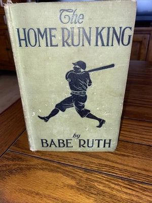 The HOME RUN KING by Babe Ruth, 1920 First Edition A. L. Burt Clean, Good Copy - Image 1 of 4