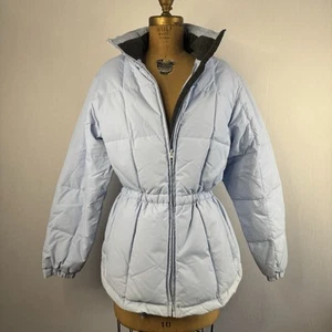 Outbrook Puffer Down Filled Ski Jacket Cinch Waist Winter Women’s M Baby Blue - Bild 1 von 11