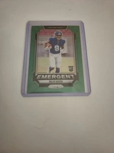 MALIK NABERS - GIANTS - RC EMERGENT - GREEN PRIZM - OPTIC DONRUSS 2025 PANINI - Picture 1 of 1