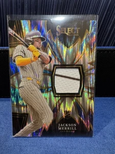 JACKSON MERRILL SAN DIEGO PAIS 2024 PANINI SELECT SPARKS PATCH BLAU #28/49 - Bild 1 von 2
