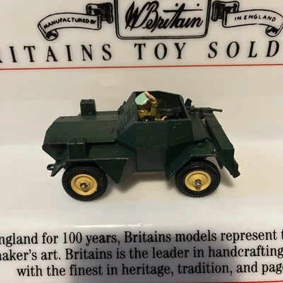 Britains No. 9781 - British Daimler Scout Car Mk II 1:32 conversion repaint NICE - Image 1 of 4