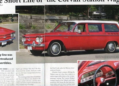 1961-1962 CHEVROLET CORVAIR LAKEWOOD WAGON 5 PG COR Artigo - Imagem 1 de 3