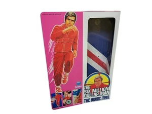 Brand New Six Million Dollar Man Figure Repro EMPTY Box - Picture 1 of 4
