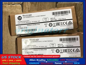 NEW Allen-Bradley 1762-IT4 SER A MicroLogix Themocouple/mV Module 1762IT4 AB - Picture 1 of 2