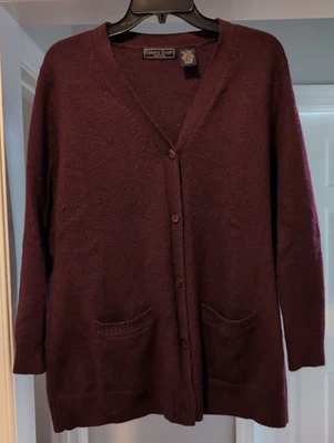 Cárdigan para mujer Laura Scott, mezcla de lana pequeño arándano con bolsillos, grande Foto 1 de 4