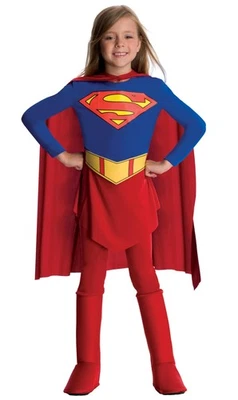 Rubie's Supergirl Child Costume Kids Super Hero Cosplay Dress Halloween - Image 1 of 2