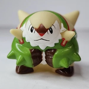 2014 Pokemon 1.5" Chesnaught Mini Figure Finger Puppet Nintendo Bandai - Picture 1 of 4
