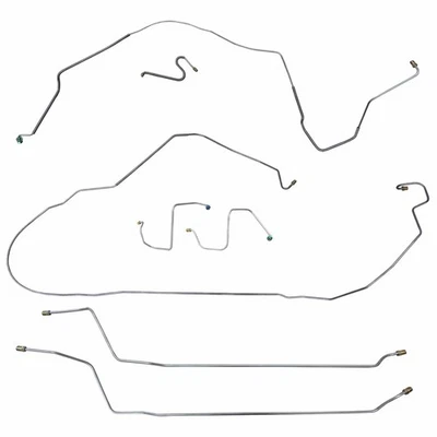 Chevrolet Chevelle 1967 conv SS, solo juego de línea de freno kit tubos tambor de hombre inoxidable Foto 1 de 4