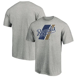 Men's Heathered Gray Kansas City Royals Team Prep T-Shirt - Picture 1 of 3