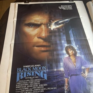 Original 1985 Cinema Poster “Black Moon Rising” One-sheet 27x41 Tommy Lee Jones - Picture 1 of 21