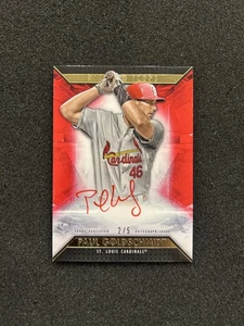 2019 Topps Diamond Icons Paul Goldschmidt inchiostro rosso automatico /5 #RI-PG Cardinals - Foto 1 di 2