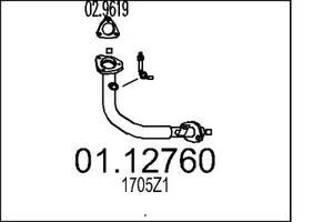 MTS 01.12760 Exhaust Pipe for PEUGEOT - Bild 1 von 3