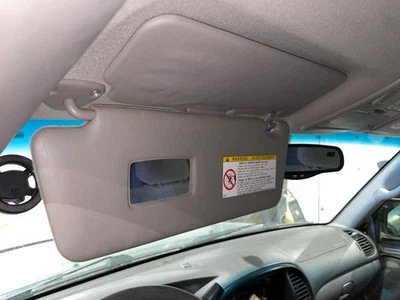 2003 - 04 Toyota Tundra Driver LH Left Primary & Secondary Charcoal-11 Sun Visor - Image 1 of 2
