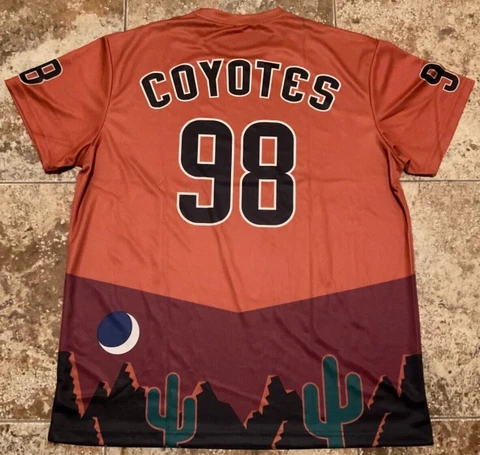 PHOENIX COYOTES HOCKEY PROMO JERSEY GRAPHIC SHIRT ( MENS XL ) PREOWNED Cover