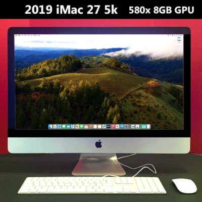 2019 5K iMac 27 | 3.6GHz 8-Core i9 | 128GB RAM | 2TB PCIe+2TB SSD | AMD 580x 8GB - Image 1 of 4
