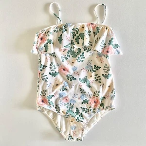 NEW O’Neill Girls “Arabella” Floral Ruffle One Piece swimsuit -Size 10 - Picture 1 of 10