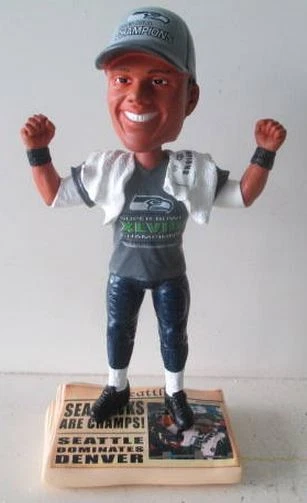 Camiseta Russell Wilson Seattle Seahawks Campeón del Super Bowl Edición Bobblehead Foto 1 de 1