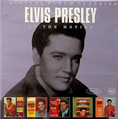 ELVIS PRESLEY At The Movies 5-CD NEW Soundtrack Pot Luck/Girls/Viva Las Vegas ++ - Image 1 of 2