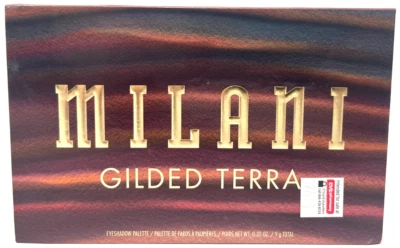Paleta de sombras de ojos hiperpigmentadas Milani Gilded Terra sellada 0,32 oz cada una Foto 1 de 3