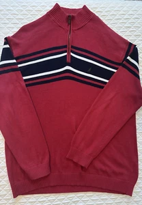 Nautica Men’s Sweater 3XLT 1/4 Zip - Picture 1 of 13