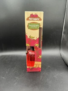 Pier 1 Imports Reed Diffuser Set BOUNTIFUL APPLE 10oz Full Size NEW - Picture 1 of 7