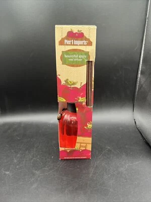 Pier 1 Imports Reed Diffuser Set BOUNTIFUL APPLE 10oz Full Size NEW - Image 1 of 4