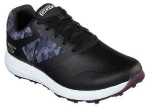 SKECHERS WOMEN'S GO GOLF MAX-DRAW GOLF SHOES 14875 BKPR BLACK/PURPLE SIZE 5.5 - Picture 1 of 4