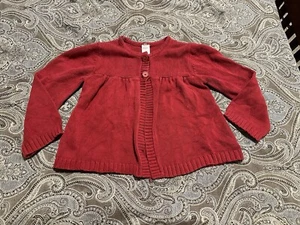 Gymboree Cardigan Sweater Red Size 7 - Picture 1 of 4