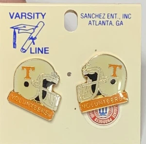 Tennessee  Volunteers Earrings Studs NACC Vintage - Picture 1 of 3